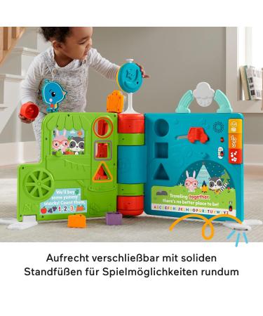 Fisher-Price HCL07 Giant Seat & Standing Adventure Book | Educational Electronic Toy for Babies & Toddlers (6+ Months) - Shop Now! - Buy Online on SooperMarket.com