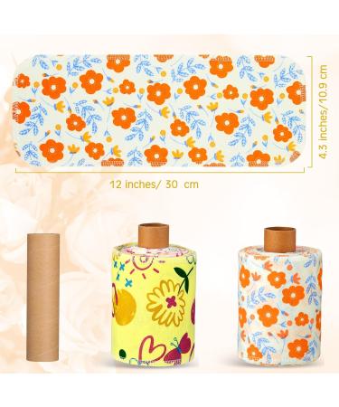 Vitalcozy Reusable Toilet Towels | Washable Bidet & Kitchen Towels | Absorbent Cotton Paperless & Eco-Friendly Tea Towels with Bright Flower Design - Buy Online on SooperMarket.com