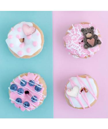 Baking Decorations 3D Baby Set in Pink Pack of 5 Heart Motifs & a Bear Sugar Figure as Sugar Decoration for Baking Cupcakes & Muffins Ideal for Baby Showers & Gender Reveal Parties - Buy Online on SooperMarket.com