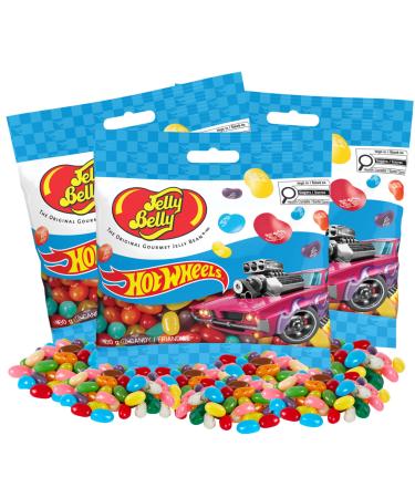Jelly Belly 3-pack Jelly Beans (80g) - Made in USA | Burst of Flavor | Gluten-Free | Kosher Certified | Peanut-Free | Kid Candy for Holidays Valentine easter candy jelly beans Assorted