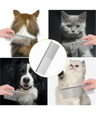 Professional Stainless Steel Pet Comb for Shedding - Grooming Tool for Cats and Dogs - Buy Online on SooperMarket.com