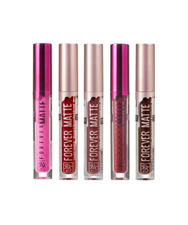 Ruby Kisses Forever Matte Liquid Lipstick 5 Pack - RFML08&10&13&21&23 3 Set