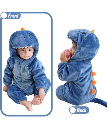 COOKY.D Winter Hooded Romper Jumpsuit - Unisex, Blue (6-12 Months) - Buy Online on SooperMarket.com
