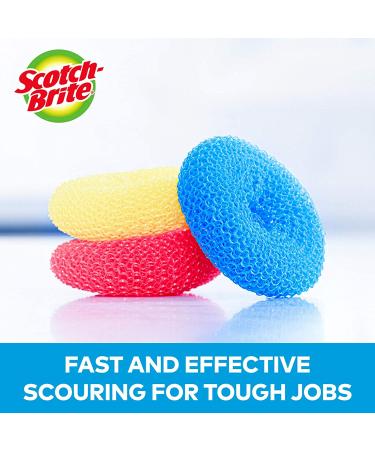 Scotch-Brite Non-Scratch Plastic Scrubbing Pads - Gentle on Dishes, Tough on Grime | Pack of 3 - Buy Online on SooperMarket.com