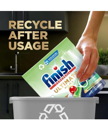 Finish Ultimate Zero Tablets Bulk - 45 Dishwasher Tabs for Ultimate Clean and Diamond Shine - Lemon Scented, 45 Count - Buy Online on SooperMarket.com