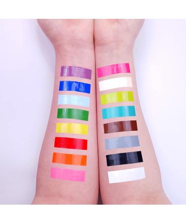 Moon Creations Green Face & Body Paint Tubes | 12ml | Cruelty-Free UK-Made | No Flake | For Kids & Adults | Perfect for Fancy Dress, Festivals & Halloween - Buy Online on SooperMarket.com