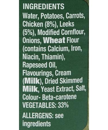 Heinz Big Soup Chicken & Leek 400g - Delicious Chicken and Leek Soup - 1 Pack - Buy Online on SooperMarket.com