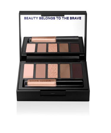 Kevyn Aucoin Emphasize Eye Design Palette - Versatile Eyeshadow with Matte Chrome and Satin Shadows and Innovative Cream Foil Eyeshadow (Unblinking)