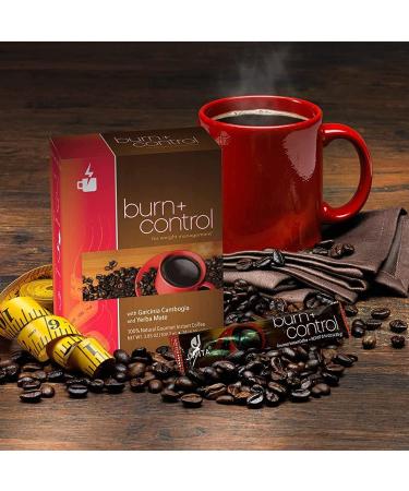Premium Burn + Control Coffee with Garcinia Cambogia & Yerba Mate for Weight Management - 24 Count - Buy Online on SooperMarket.com