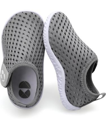Kids Toddler Water Shoes | Barefoot Swim Beach Aqua Shoes for Boys & Girls | Quick Dry Outdoor Sports Shoes | Size 7-7.5 - Ty2 Bmeshgreyn - Buy Online on SooperMarket.com