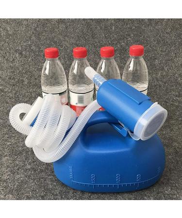 Male Urinal Bottle Camping Toilet Urine Bottle Men's Bed Urinal Potty Pee Bottle 2000ML Collector with 1.6M Tube for Male Elderly People - Buy Online on SooperMarket.com