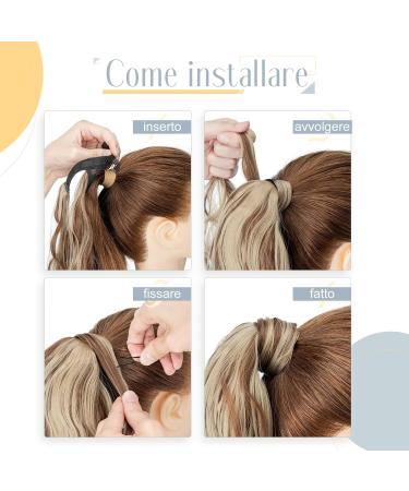 23-inch Dark Red Synthetic Clip-in Ponytail Extension | Straight Hairpiece - Buy Online on SooperMarket.com