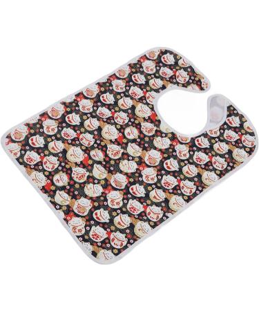 Adult Foldable Bib Soft Clothing Protector Bib for Dinner (Cat) - Buy Online on SooperMarket.com