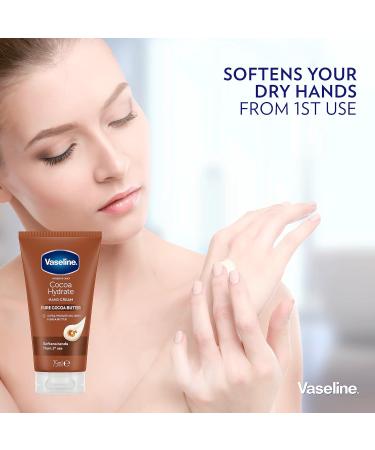 Vaseline Intensive Care Cocoa Hydrate moisturiser with ultra-hydrating lipids and shea butter Hand Cream for dry hands 75 ml 75 ml (Pack of 1) - Buy Online on SooperMarket.com