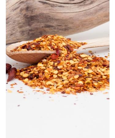 Buy Direct & Friendly Organic Dried Hot Chili Flakes - 25 000 Scoville (100g) | Premium Spice for Global Shipping - Buy Online on SooperMarket.com