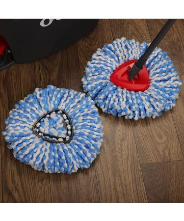 2 Pack Spin Mop Refill Replacement Heads for Ocedar EasyWring RinseClean Microfiber Spin Mop - Compatible with 2 Tank System - Spinning Mop Replacement - Buy Online on SooperMarket.com