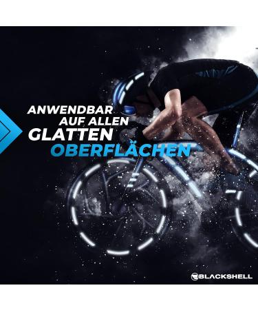 Blackshell Reflector Sticker Set - 60 Bicycle Rim Stickers for 27.5 28 29 Rims - Enhance Safety with Black Reflectors - Buy Online on SooperMarket.com