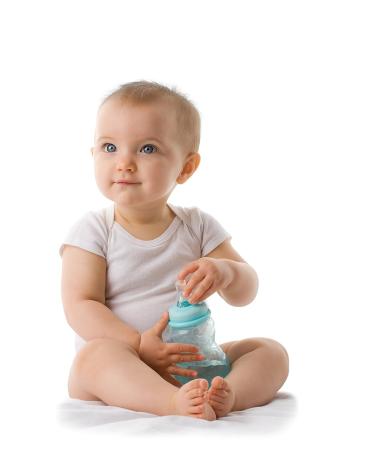 Nuby Standard Neck Tinted Feeding Nurser  1 Count (Pack of 1)  Colors May Vary - Buy Online on SooperMarket.com