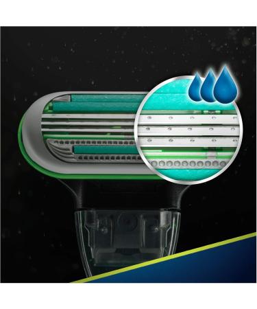 Buy Gillette Body Razor for Men | 3-Layer Blade + 1 Extra Blade | International Shipping Available - Buy Online on SooperMarket.com