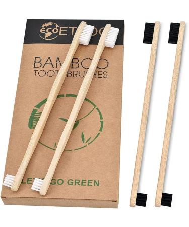 Eco-Friendly Dog Toothbrushes with Faecal Bag Holder - Biodegradable Double-Sided Pet Toothbrushes for Dogs & Cats - Small & Large Head - 1 Pack - Buy Online on SooperMarket.com