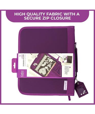 Large Metal Die & Stamp Storage Folder - Holds 8.5x11 Panels - Zip Closure by Crafter's Companion - Buy Online on SooperMarket.com