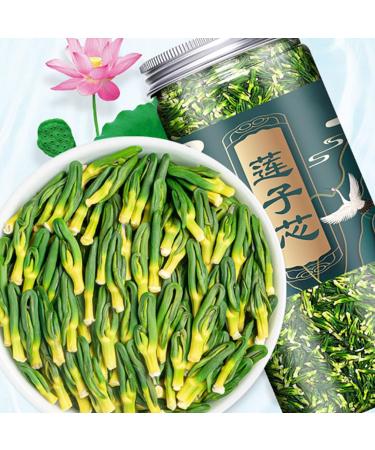 Lotus Seed Core Tea for Men Natural Lotus Seed Heart Tea Dried Lotus Plumule Lotus Embryo Tea Liver and Kidney Care Tea Men's Toning Tea Lian Zi Xin Tea Chinese Kidney Care Tea (3PC-125g) - Buy Online on SooperMarket.com