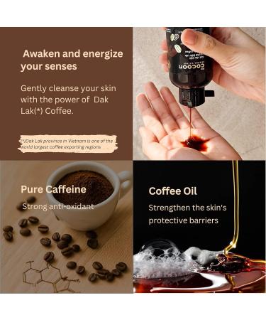 Cocoon Dak Lak Coffee Cleanser - Best Natural Face Wash for Radiant Skin | International Shipping Available - Buy Online on SooperMarket.com