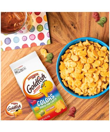 Pepperidge Farm Goldfish Colors Cheddar Crackers 6.6 oz. - Delicious Snack for All Ages - Buy Online on SooperMarket.com