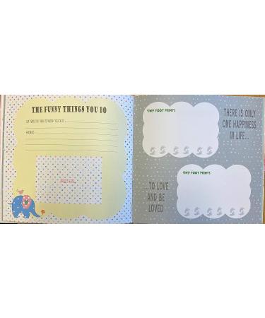 My First Year Baby Record Log Book - Blue | Capture Milestones from Birth to First Birthday - Buy Online on SooperMarket.com