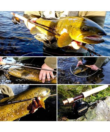 Maximcatch Farglory Nymph Rod 4 in 1 - Euro & Czech Nymphing AAA Cork Handle #3 #4 #5 - Versatile Fly Rod for Ultimate Fishing Experience - Buy Online on SooperMarket.com