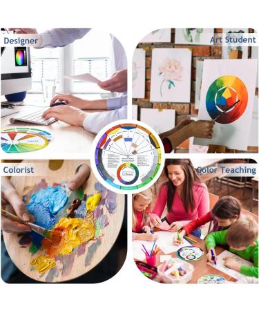 Wigearss 3 Piece Color Mixing Wheel Set - Perfect for School, Office, Art Class - Different Sizes for Teaching and Learning - Buy Online on SooperMarket.com
