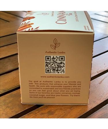 Authentic Lanka 100% True Ceylon Cinnamon Tea 25 Sachets Box - Caffeine Free  Organic Sweet Cinnamon Herbal Tea  Vegan USDA Organic Non GMO Sri Lanka (Ceylon) Origin - Buy Online on SooperMarket.com