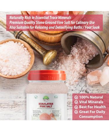 Aryan Herbals Himalayan Pink Salt (Medium) 800 GM 100% Natural & Pure Vegan & Gluten Free Unrefined & Non Iodized - Buy Online on SooperMarket.com