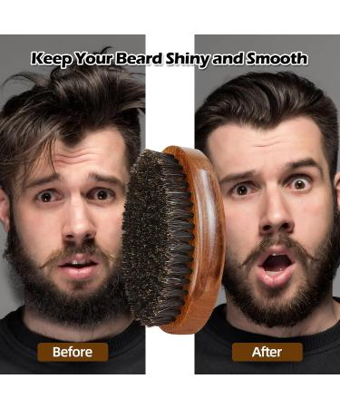 Sofmild Boar Bristle Beard Brush Set for Men - Beard Comb, Scissors, Travel Bag Included - Buy Online on SooperMarket.com