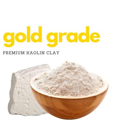 100% Natural White Kaolin Clay Powder - Pure Cosmetic Grade (8oz) Made in USA for Personal Care - Buy Online on SooperMarket.com