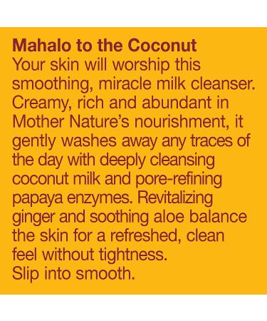 Alba Botanica Coconut Milk Facial Wash 8 fl oz | Hydrating Cleanser for Radiant Skin - Buy Online on SooperMarket.com