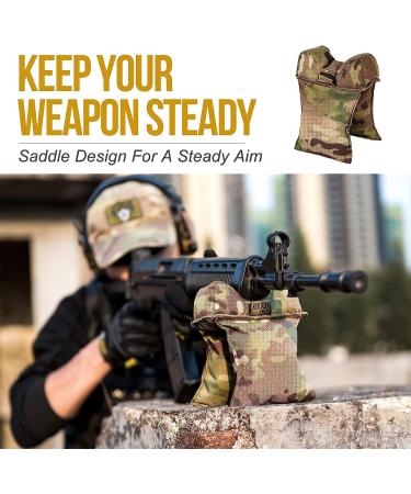 OneTigris Shooting Rest Bag - Filled Rear Sandbag for Rifles & Hunting in Multicam - Buy Online on SooperMarket.com