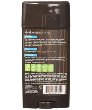 Every Man Jack Aluminum Free Deodorant Fresh Scent 3oz - Pack of 2 - Buy Online on SooperMarket.com