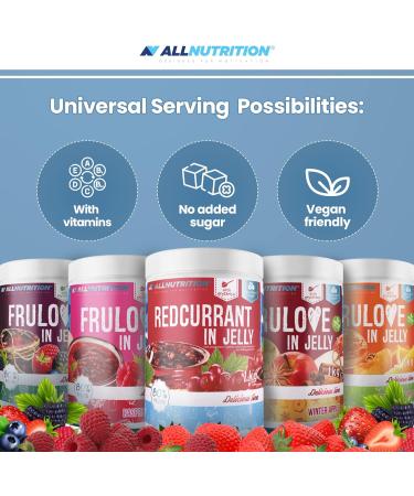 ALLNUTRITION Sugar Free Jam - Frulove Apricot & Orange Jelly - Low Carb & Calorie Spread - Vegan 1000g - Buy Online on SooperMarket.com