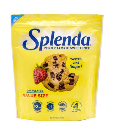 Splenda No Calorie Sweetener, Granulated, 1.2-Pound Bag 1.2 Pound (Pack of 1)