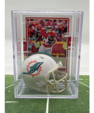 Miami Dolphins NFL Helmet Shadowbox w/Tyreek Hill card