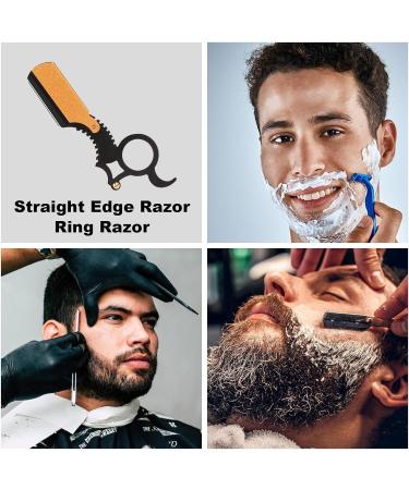 Visiblurry Colored Stainless Steel Razor - Perfect for Men | Travel Home & Salon Use - Black Gold Razor for Beginners - Buy Online on SooperMarket.com