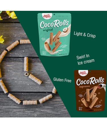 Sun Tropics CocoRolls Espresso - Delicious Coconut Snack Rolls - Buy Online on SooperMarket.com