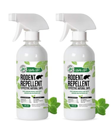 Mighty Mint 8oz Peppermint Oil Rodent Repellent Spray (2)