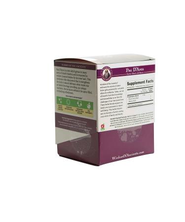 Wisdom of the Ancients Pau D'Arco Tea Bags - 1.1 oz | Natural Herbal Wellness Tea - Buy Online on SooperMarket.com