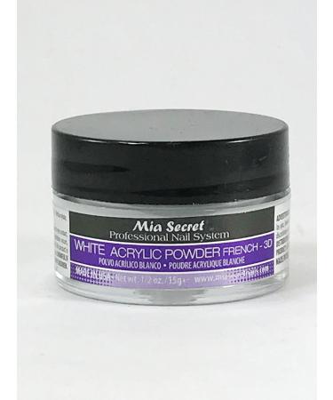 Mia Secret White Acrylic Powder 0.5 oz.