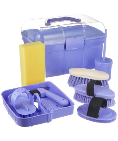 Kerbl grooming box filled for children purple (care set for horses) 321765 8 pieces (1 pack)