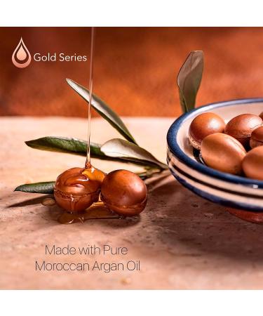 Moroccan Gold Series Deep Hydrating Argan Oil Hair Mask 18.6oz - Sulfate Free Hair Repair Treatment for Dry, Damaged, Color Treated, and Curly Hair - Enriched with Keratin - Natural Formula - Buy Online on SooperMarket.com