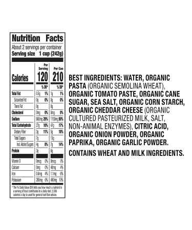Annie's Organic All Stars Pasta in Tomato & Cheese Sauce - 15 oz Can - Buy Online on SooperMarket.com