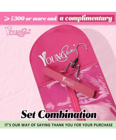 Youngsee Balayage Clip-in Hair Extensions | Real Hair Brown to Blonde | 35cm - 7PCS - Buy Online on SooperMarket.com